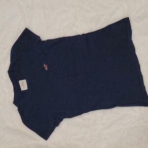 Hollister navy blue top